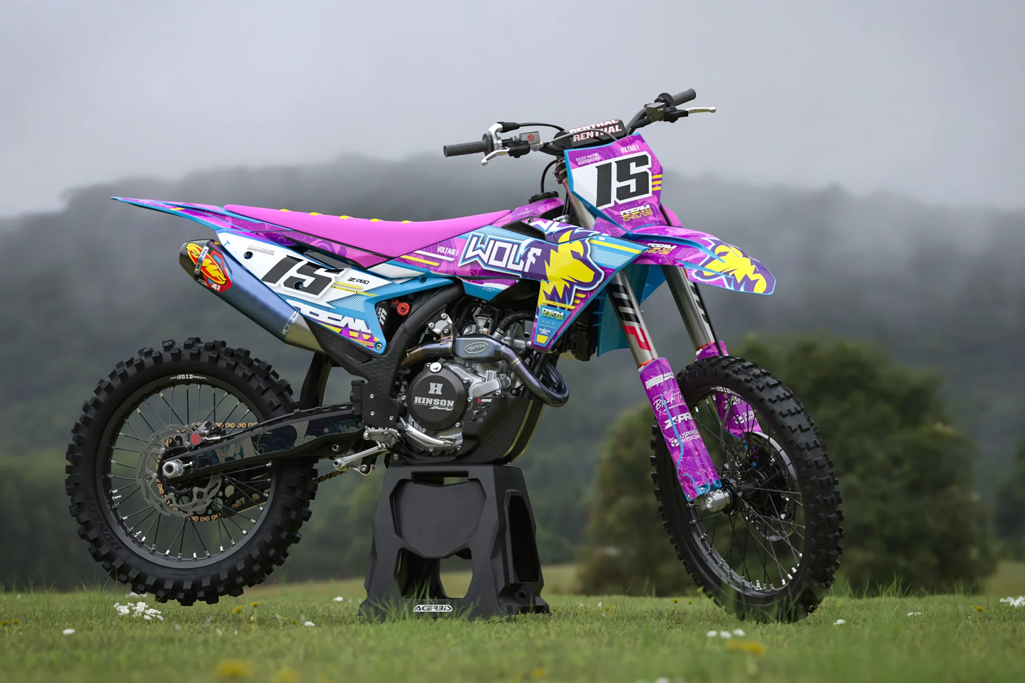 KTM Wolf Graphics Kit - SX50 SX65 SX85 SX SXF EXC XC EXCF Six Days 125