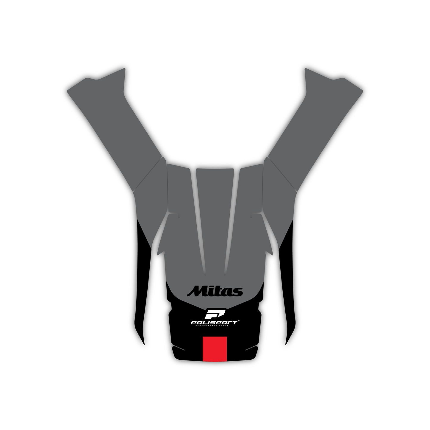 Front Fender Mudguard Graphics Kit - Fits Suzuki DR-Z4S & SM 2025