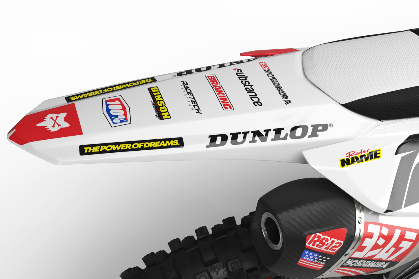 Honda Cleveland Graphics Kit - CRF50 CRF110 CR125 CR250 CRF250r CRF450r CRF450RL CRF450RX CRF300L