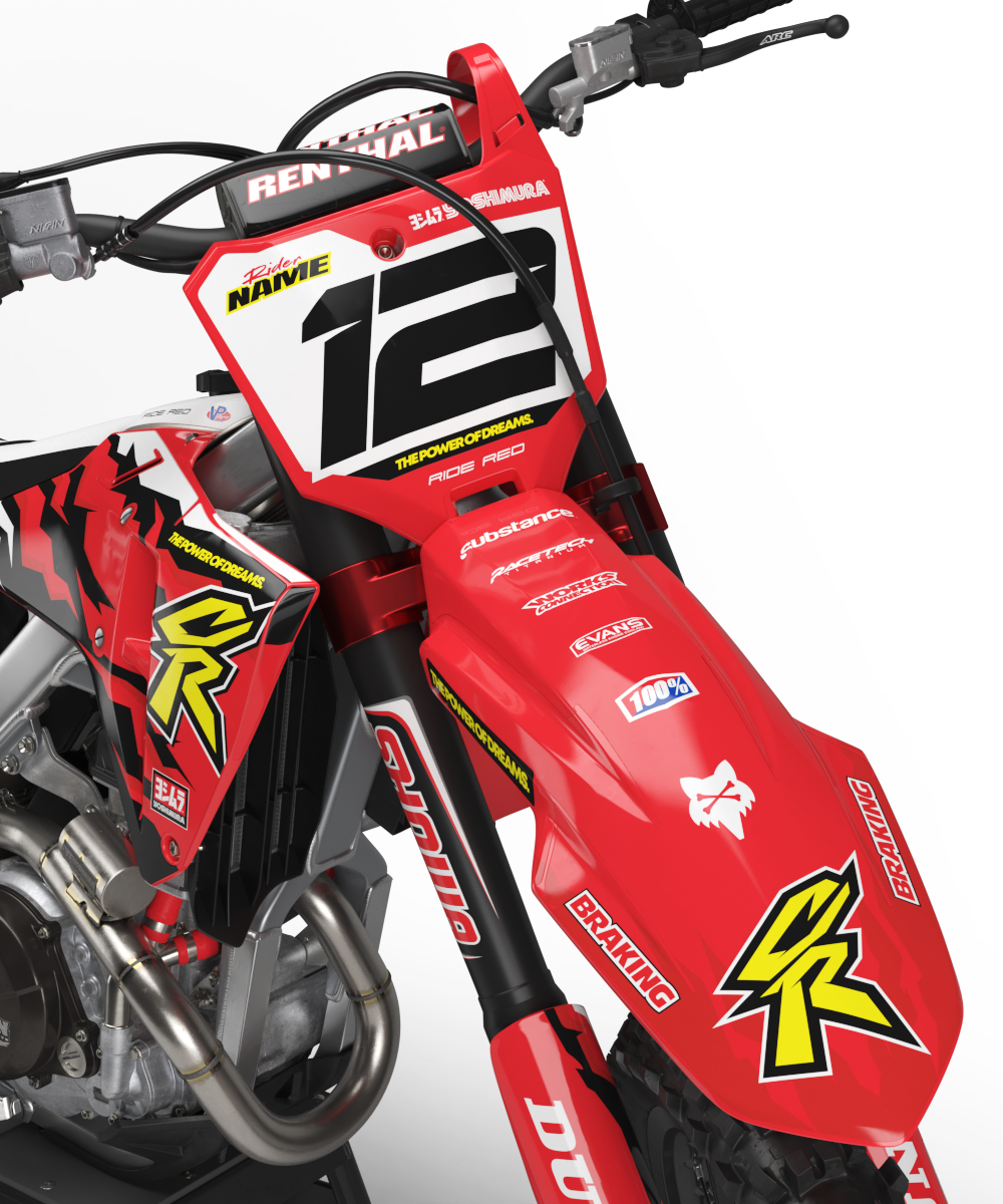 Honda Cleveland Graphics Kit - CRF50 CRF110 CR125 CR250 CRF250r CRF450r CRF450RL CRF450RX CRF300L