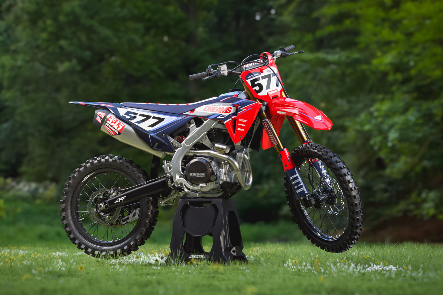 Honda Dreams Graphics Kit - CRF50 CRF110 CR125 CR250 CRF250r CRF450r CRF450RL CRF450RX CRF300L