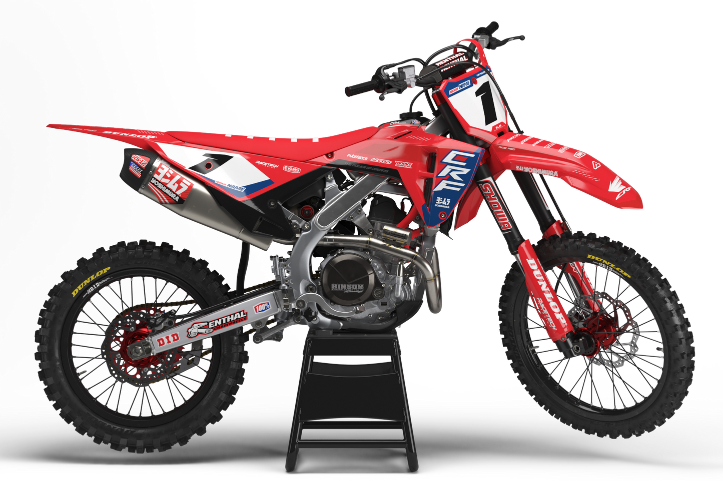 Honda Hamamatsu Graphics Kit - CRF50 CRF110 CR125 CR250 CRF250r CRF450r CRF450RL CRF450RX CRF300L