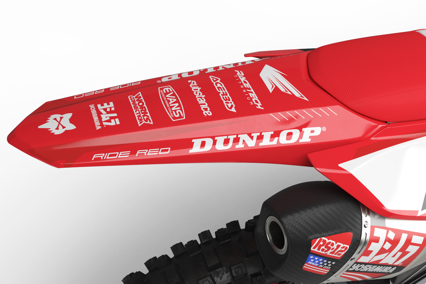 Honda Hamamatsu Graphics Kit - CRF50 CRF110 CR125 CR250 CRF250r CRF450r CRF450RL CRF450RX CRF300L