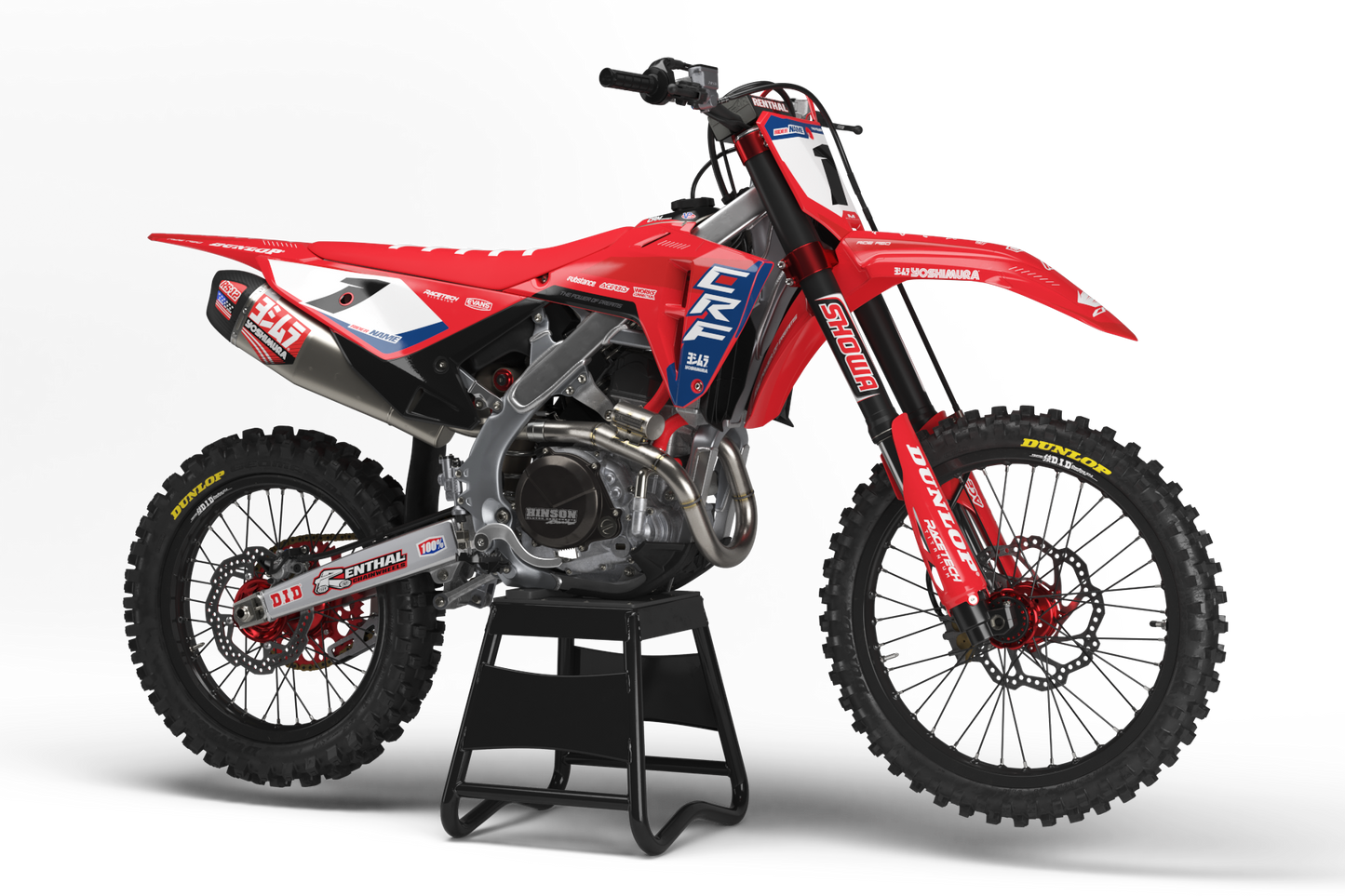 Honda Hamamatsu Graphics Kit - CRF50 CRF110 CR125 CR250 CRF250r CRF450r CRF450RL CRF450RX CRF300L