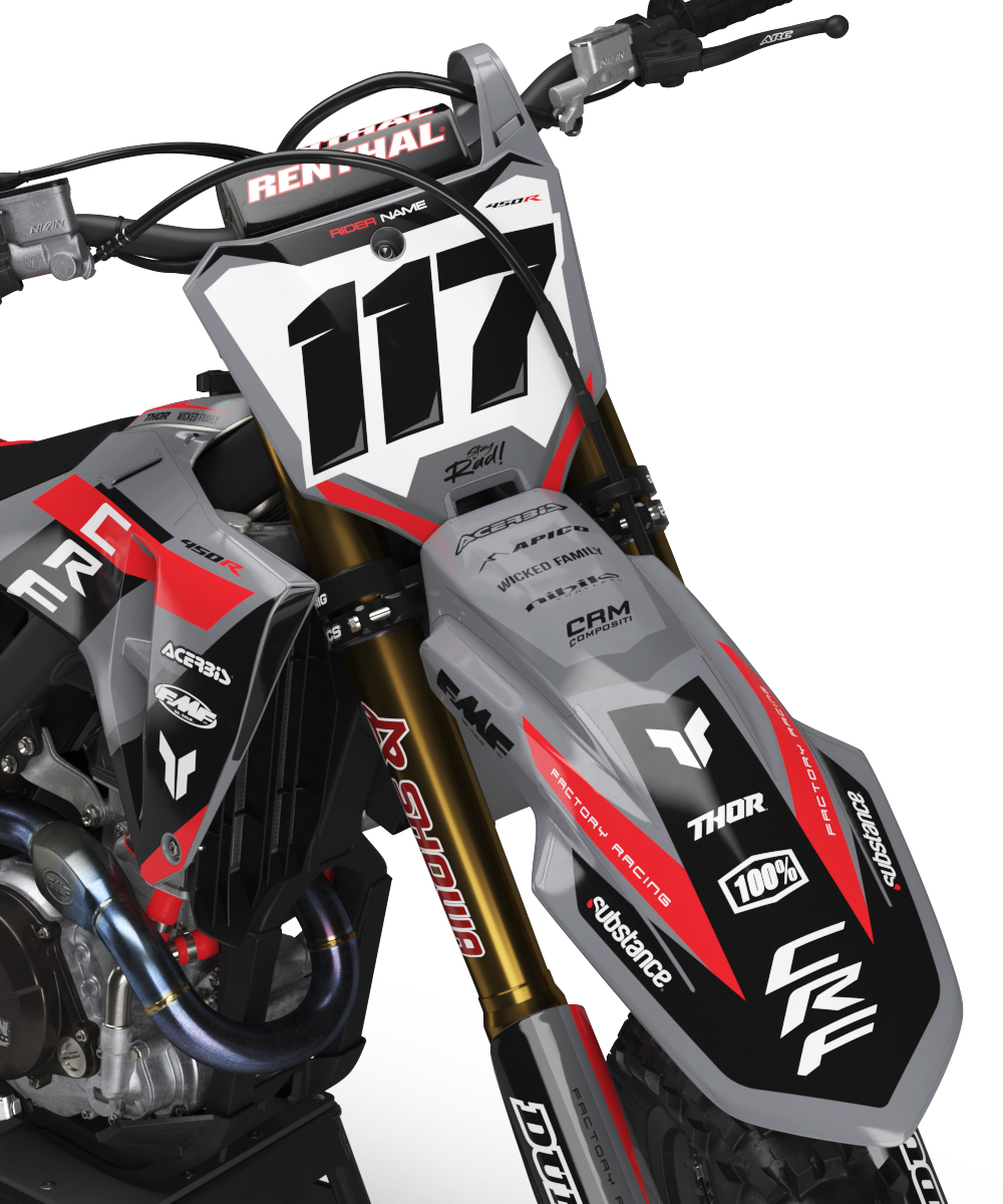Honda Leipzig Graphics Kit - CRF50 CRF110 CR125 CR250 CRF250r CRF450r CRF450RL CRF450RX CRF300L