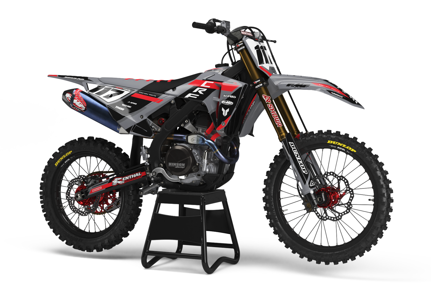 Honda Leipzig Graphics Kit - CRF50 CRF110 CR125 CR250 CRF250r CRF450r CRF450RL CRF450RX CRF300L