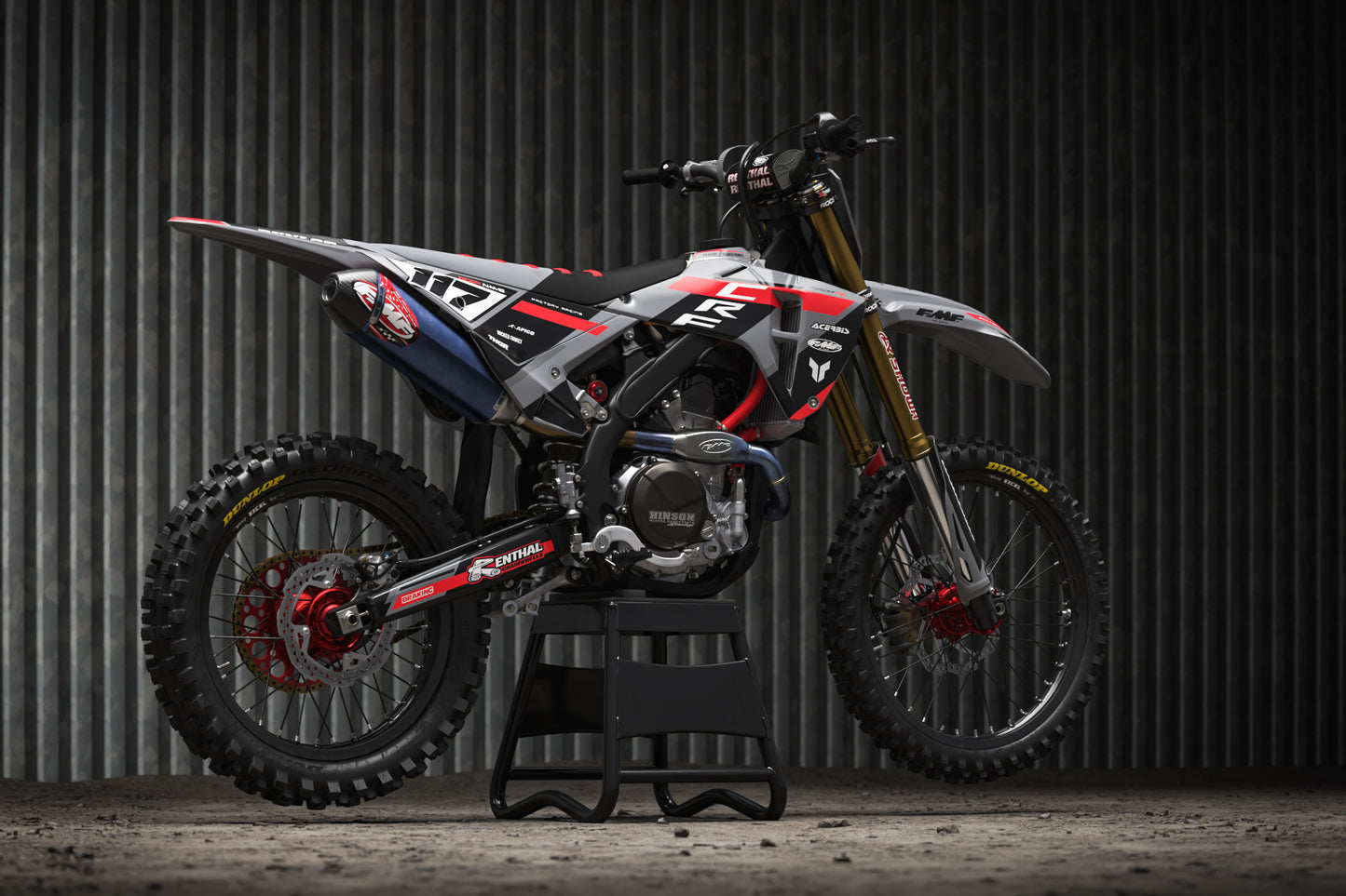 Honda Leipzig Graphics Kit - CRF50 CRF110 CR125 CR250 CRF250r CRF450r CRF450RL CRF450RX CRF300L