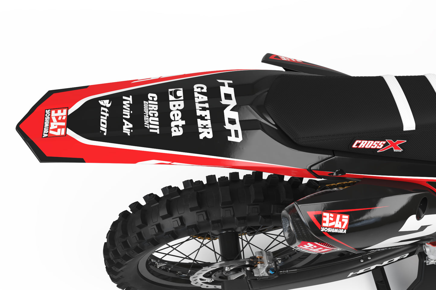 Honda Lightening v1 Graphics Kit - CRF50 CRF110 CR125 CR250 CRF250r CRF450r CRF450RL CRF450RX CRF300L