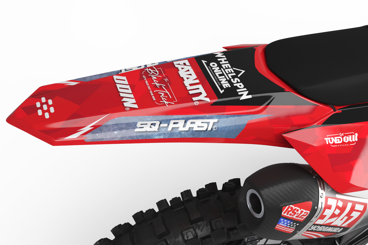 Honda Lite Graphics Kit - CRF50 CRF110 CR125 CR250 CRF250r CRF450r CRF450RL CRF450RX CRF300L