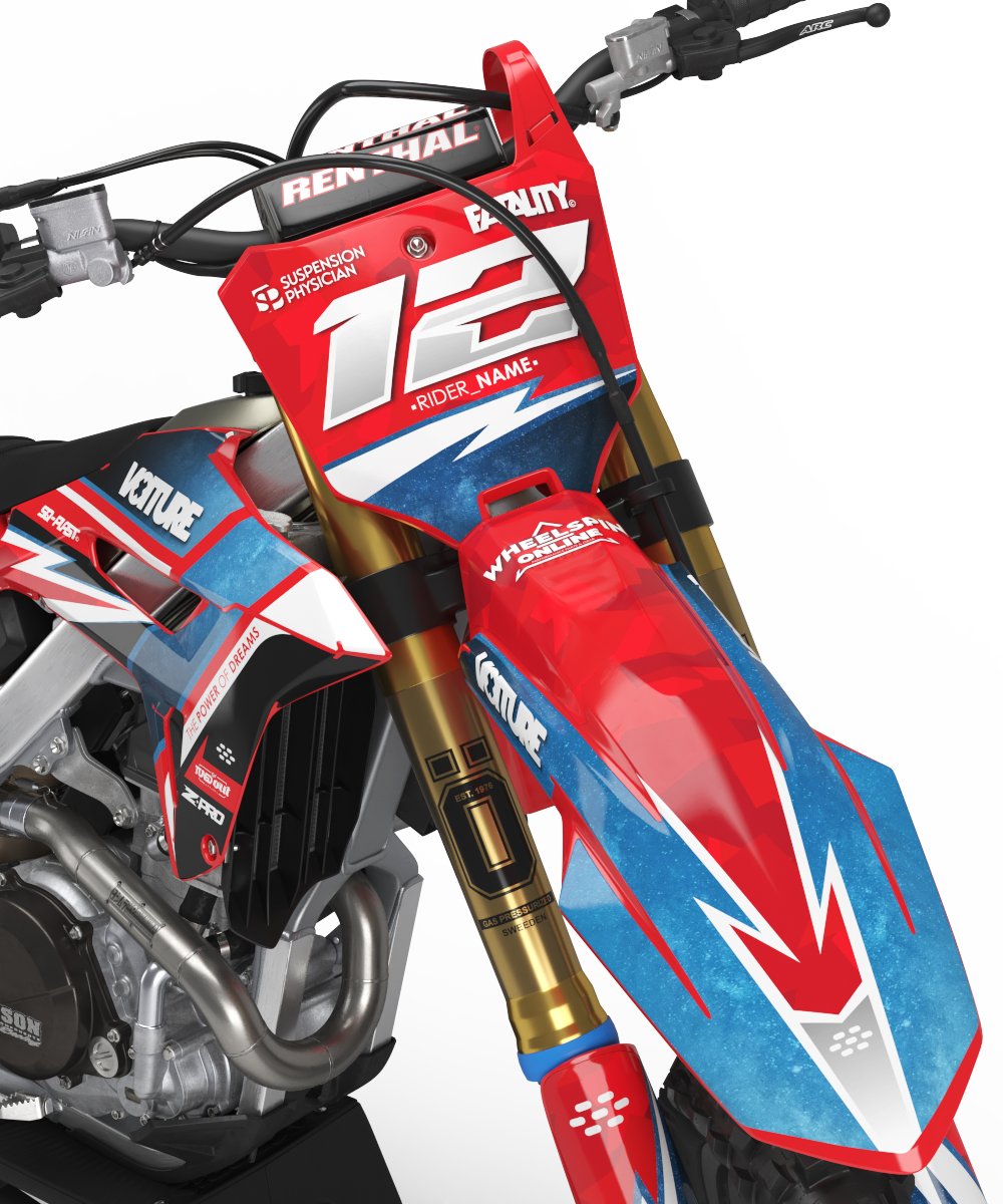 Honda Lite Graphics Kit - CRF50 CRF110 CR125 CR250 CRF250r CRF450r CRF450RL CRF450RX CRF300L