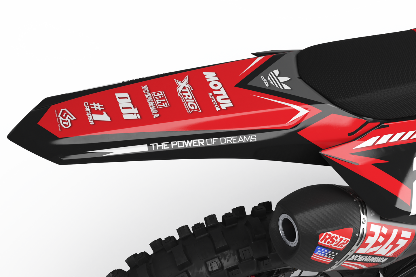 Honda Memphis Graphics Kit - CRF50 CRF110 CR125 CR250 CRF250r CRF450r CRF450RL CRF450RX CRF300L
