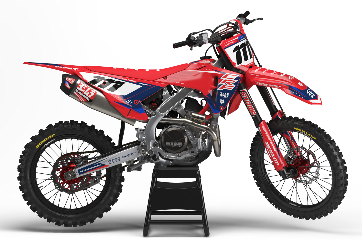 Honda Minato Graphics Kit - CRF50 CRF110 CR125 CR250 CRF250r CRF450r CRF450RL CRF450RX CRF300L