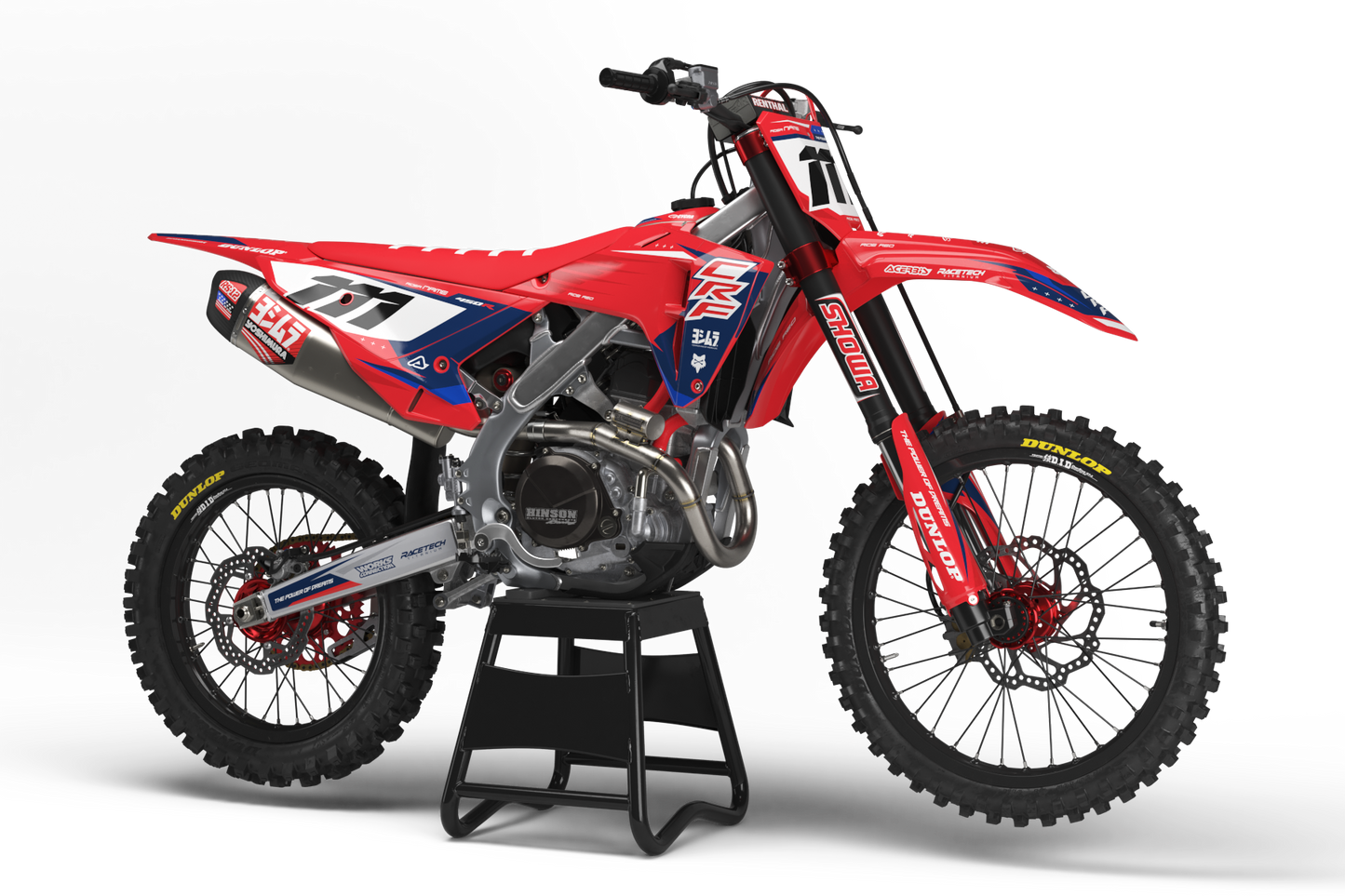 Honda Minato Graphics Kit - CRF50 CRF110 CR125 CR250 CRF250r CRF450r CRF450RL CRF450RX CRF300L