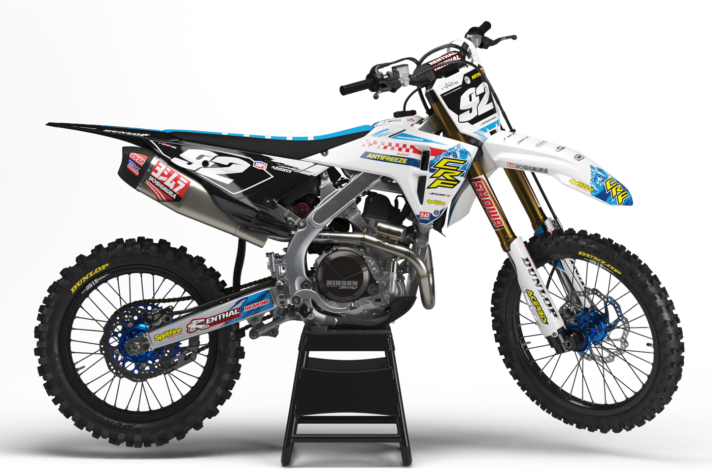 Honda Nuuk Graphics Kit - CRF50 CRF110 CR125 CR250 CRF250r CRF450r CRF450RL CRF450RX CRF300L