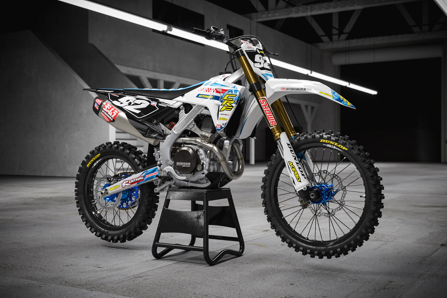 Honda Nuuk Graphics Kit - CRF50 CRF110 CR125 CR250 CRF250r CRF450r CRF450RL CRF450RX CRF300L