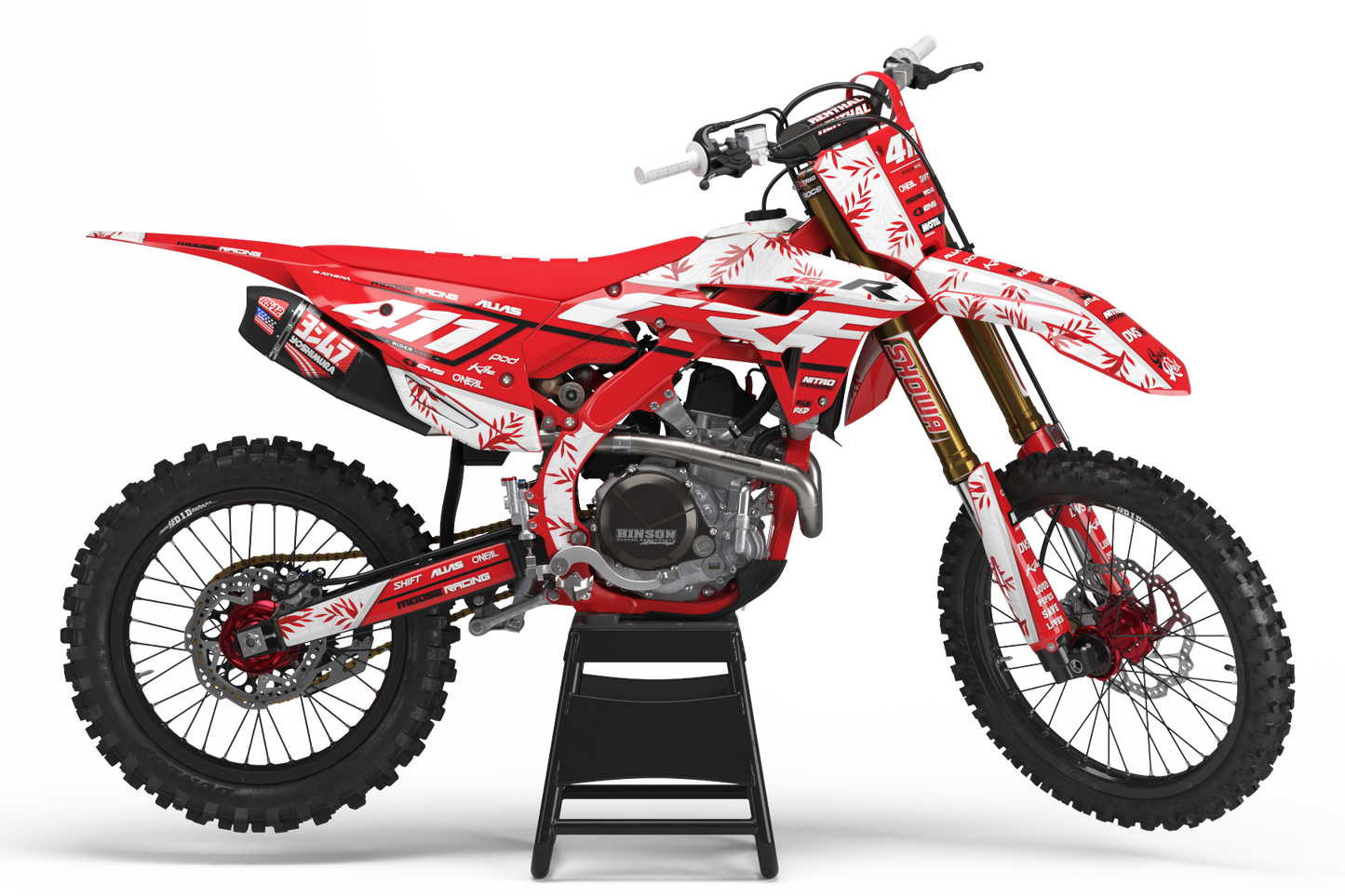 Honda Phoenix Graphics Kit - CRF50 CRF110 CR125 CR250 CRF250r CRF450r CRF450RL CRF450RX CRF300L