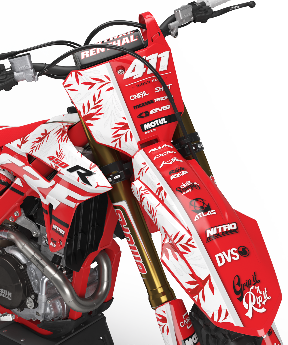 Honda Phoenix Graphics Kit - CRF50 CRF110 CR125 CR250 CRF250r CRF450r CRF450RL CRF450RX CRF300L