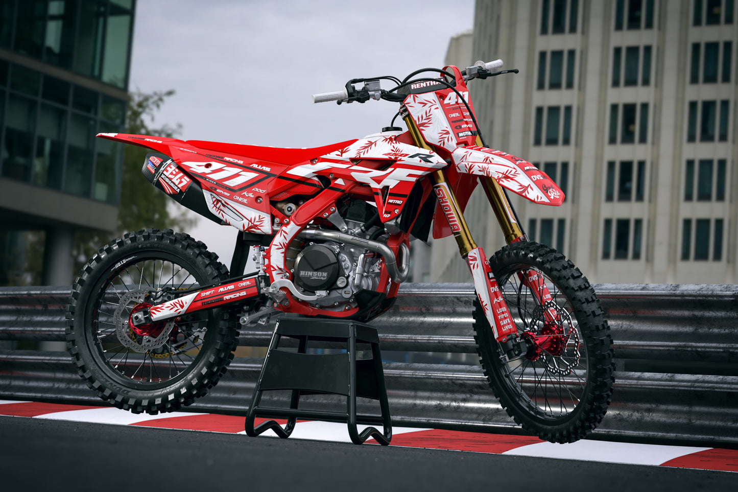 Honda Phoenix Graphics Kit - CRF50 CRF110 CR125 CR250 CRF250r CRF450r CRF450RL CRF450RX CRF300L