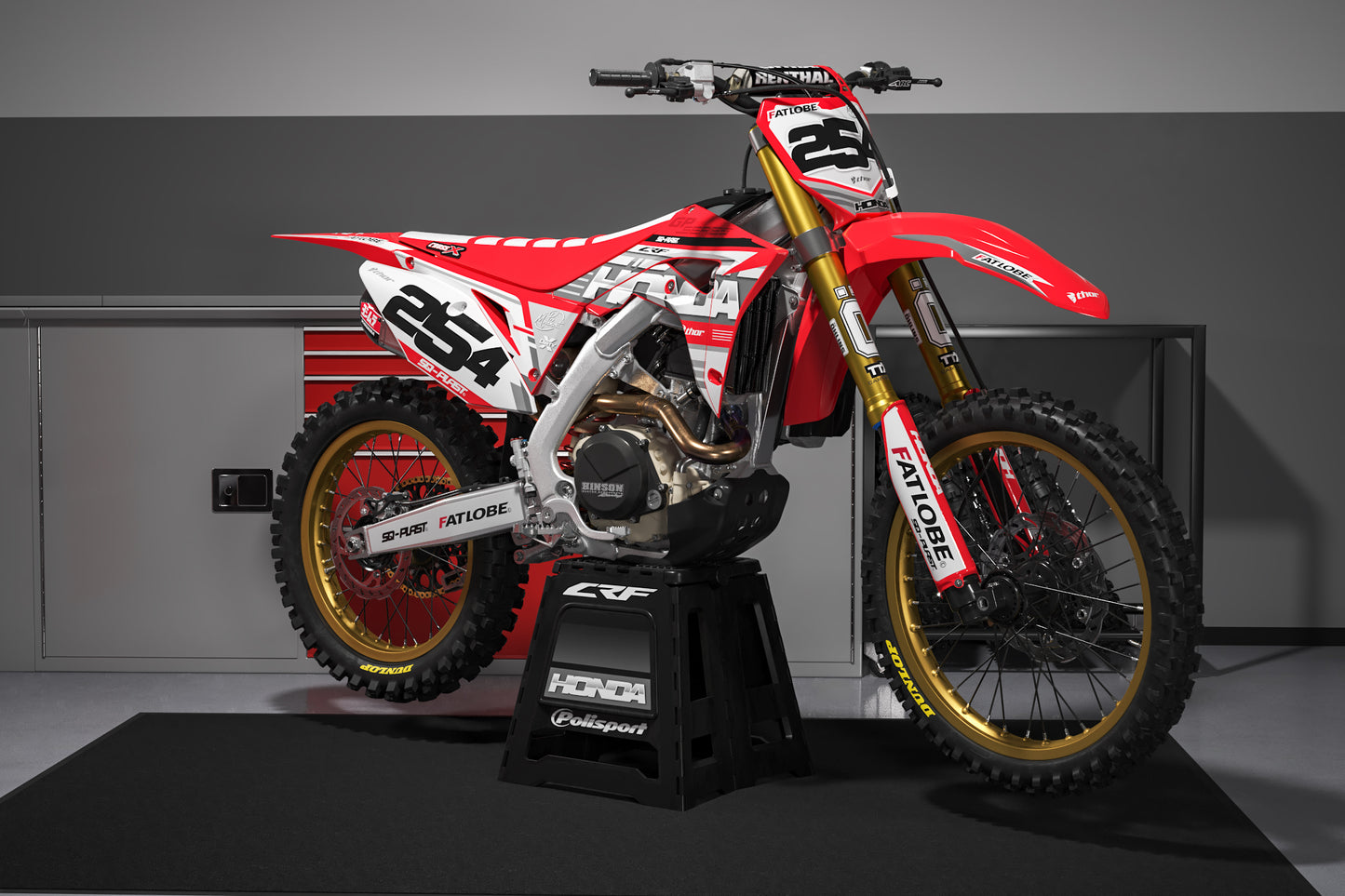 Honda Redeemer Graphics Kit - CRF50 CRF110 CR125 CR250 CRF250r CRF450r CRF450RL CRF450RX CRF300L