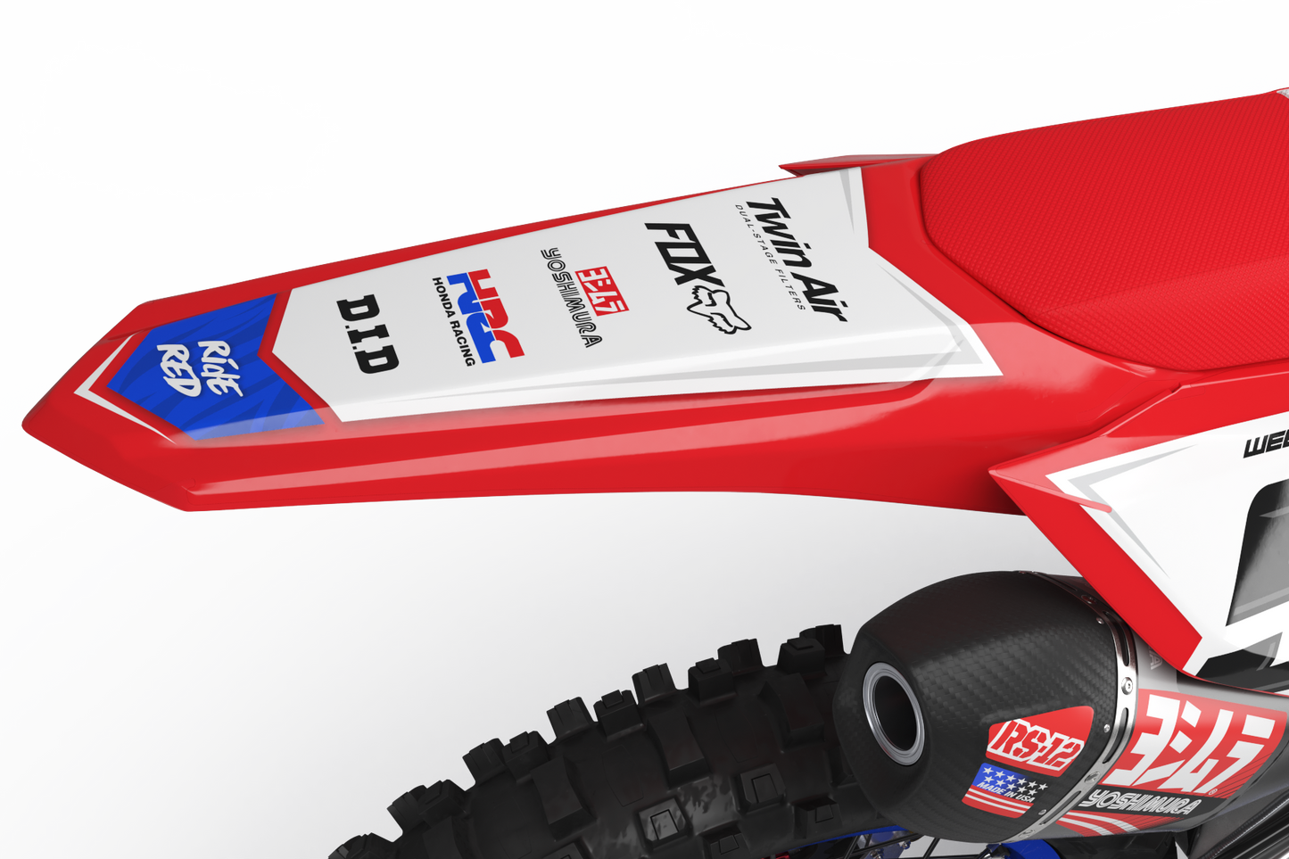 Honda Sacramento Graphics Kit - CRF50 CRF110 CR125 CR250 CRF250r CRF450r CRF450RL CRF450RX CRF300L
