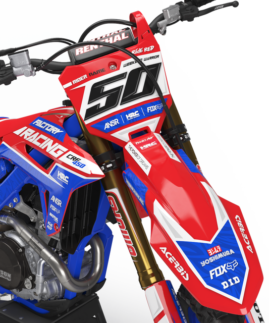 Honda Sacramento Graphics Kit - CRF50 CRF110 CR125 CR250 CRF250r CRF450r CRF450RL CRF450RX CRF300L