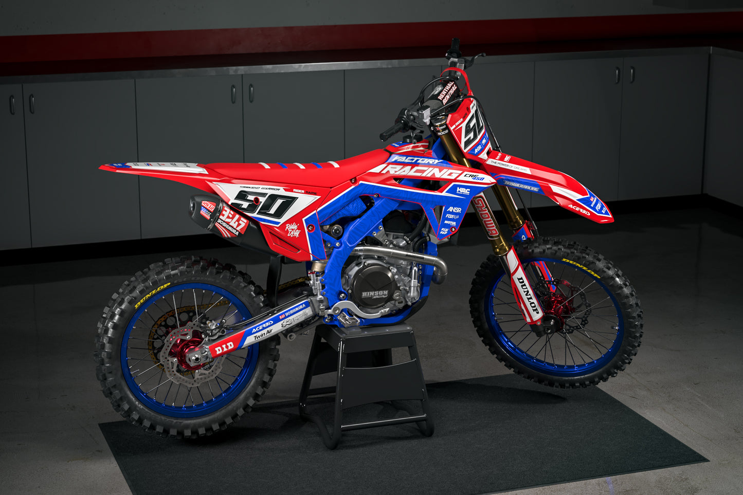 Honda Sacramento Graphics Kit - CRF50 CRF110 CR125 CR250 CRF250r CRF450r CRF450RL CRF450RX CRF300L