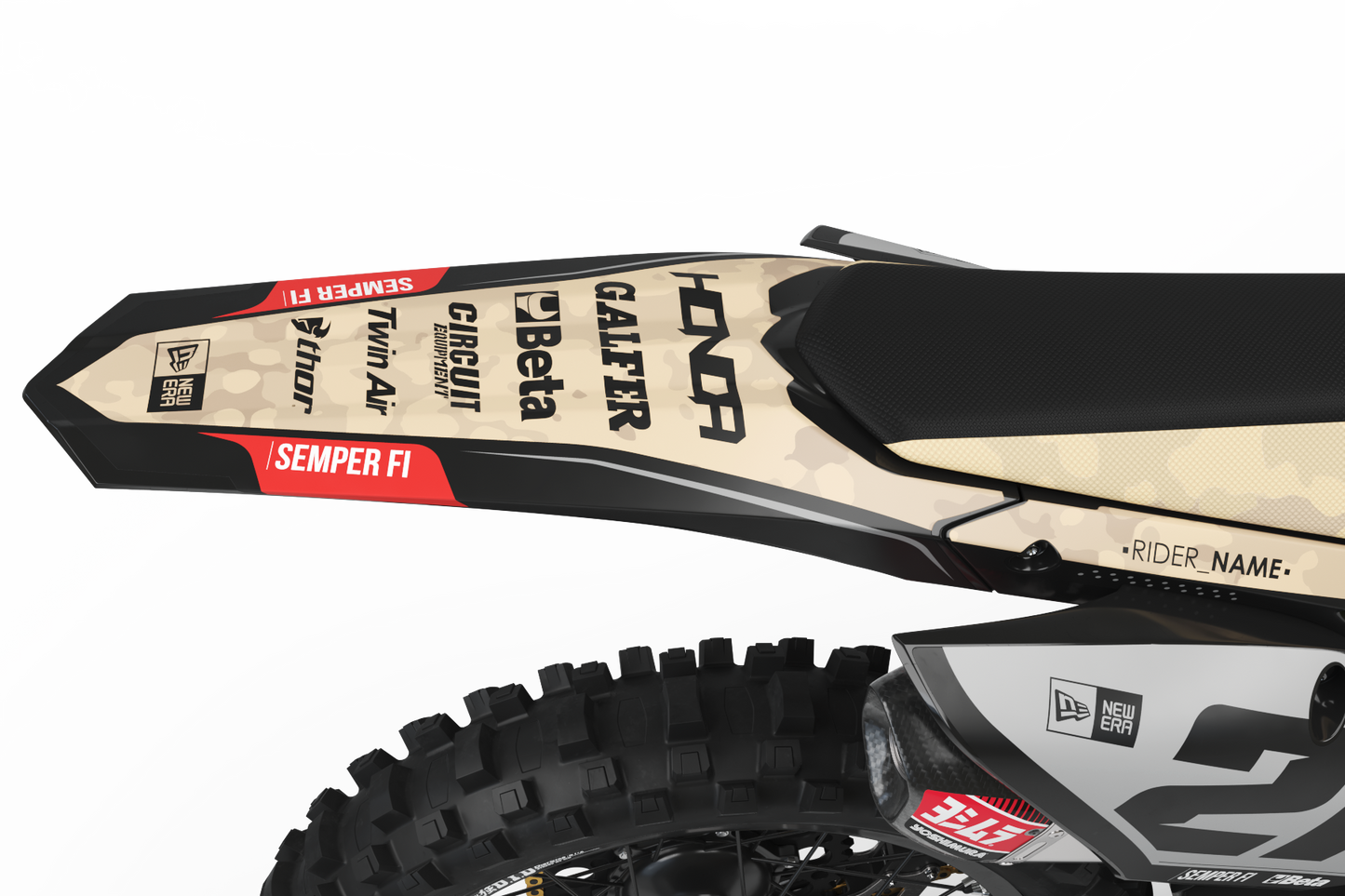 Honda Semper Graphics Kit - CRF50 CRF110 CR125 CR250 CRF250r CRF450r CRF450RL CRF450RX CRF300L