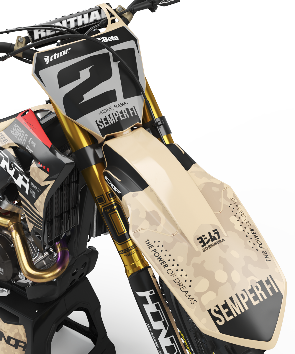 Honda Semper Graphics Kit - CRF50 CRF110 CR125 CR250 CRF250r CRF450r CRF450RL CRF450RX CRF300L