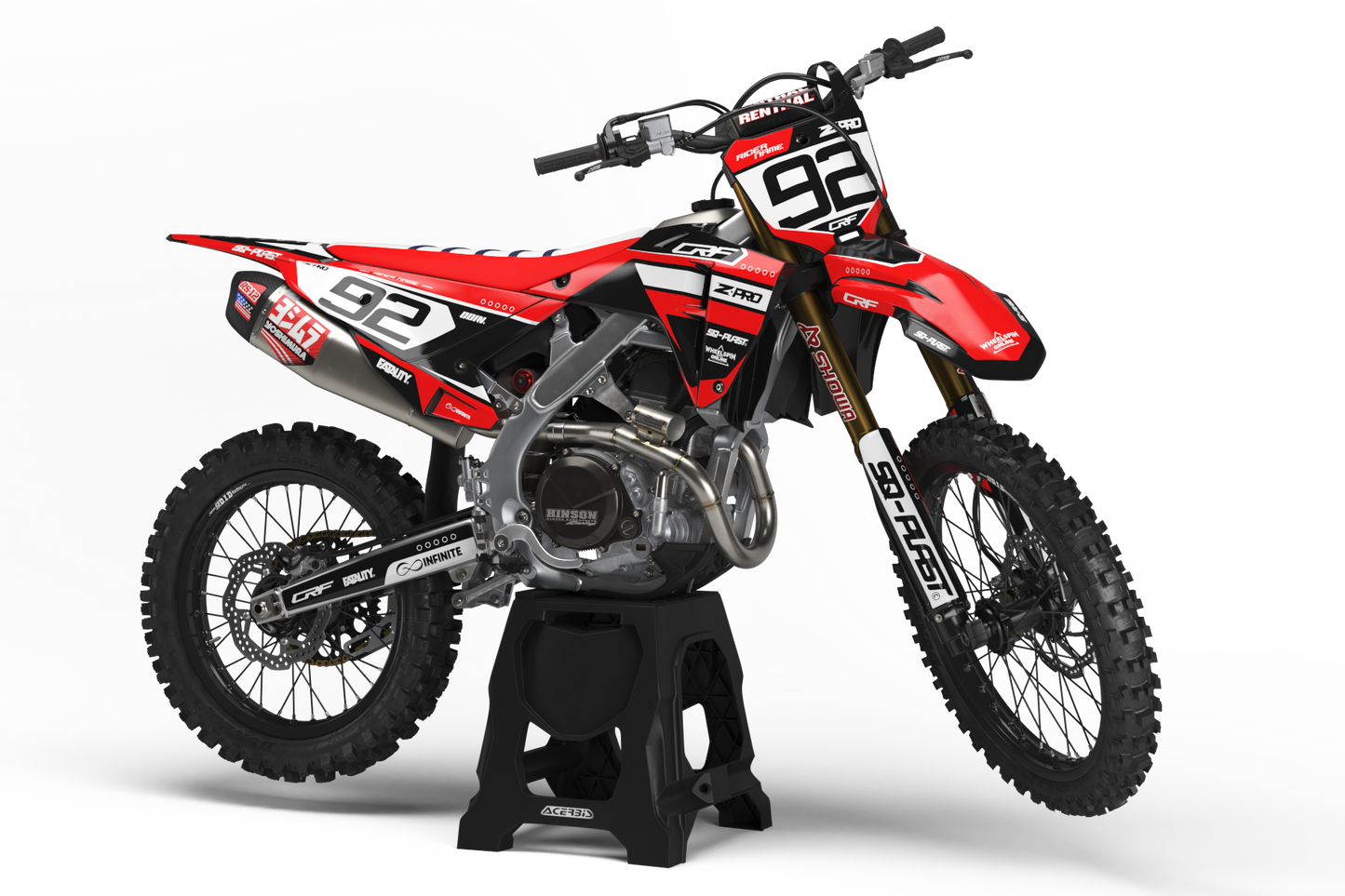Honda Terminal Graphics Kit - CRF50 CRF110 CR125 CR250 CRF250r CRF450r CRF450RL CRF450RX CRF300L