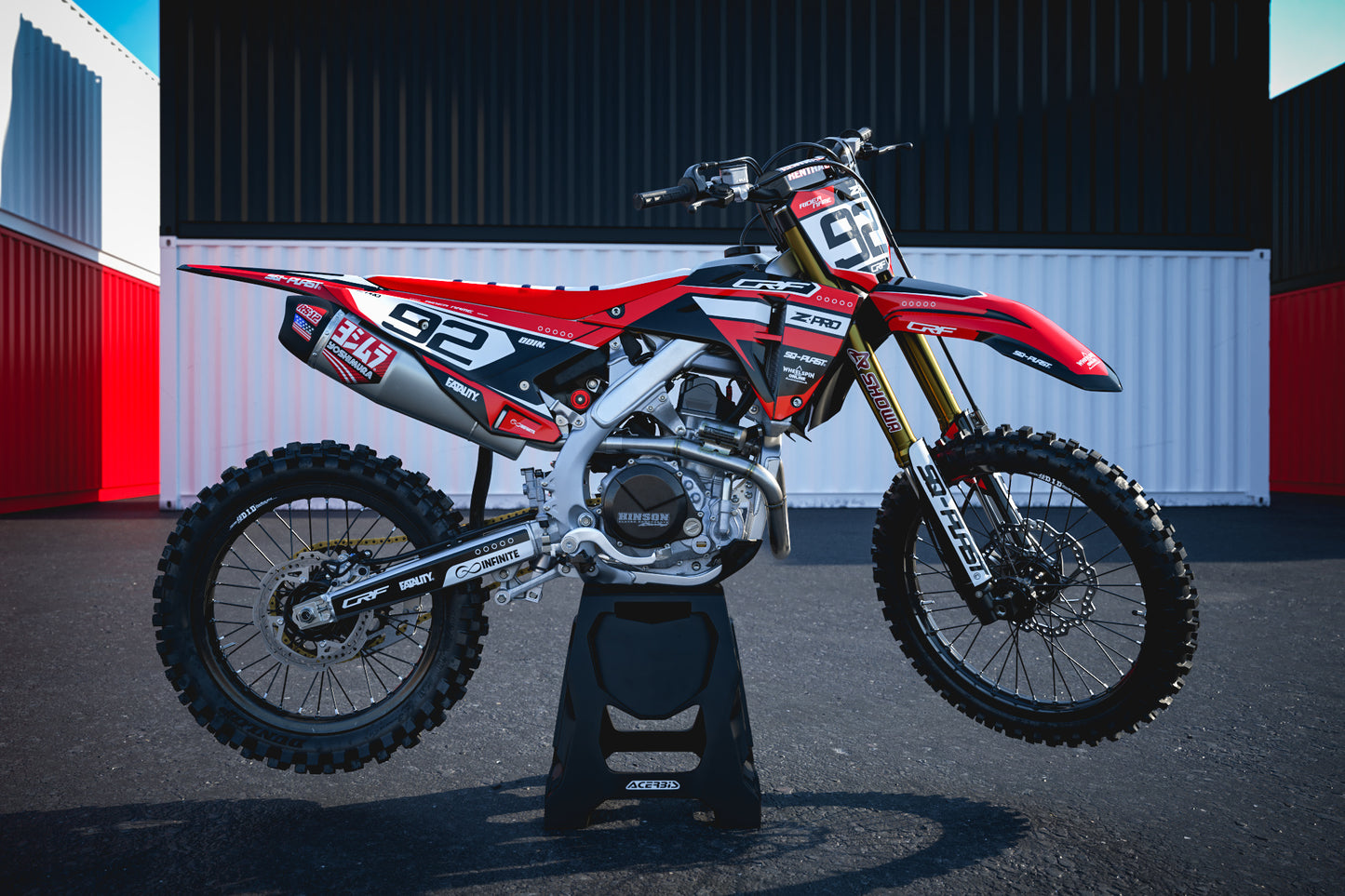 Honda Terminal Graphics Kit - CRF50 CRF110 CR125 CR250 CRF250r CRF450r CRF450RL CRF450RX CRF300L