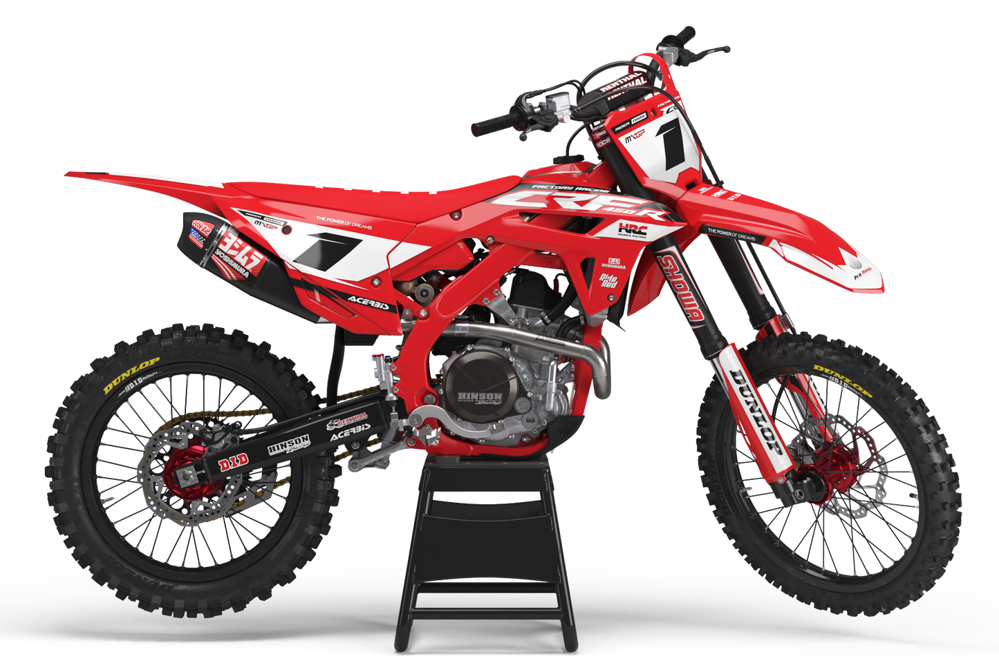 Honda Tokyo Graphics Kit - CRF50 CRF110 CR125 CR250 CRF250r CRF450r CRF450RL CRF450RX CRF300L