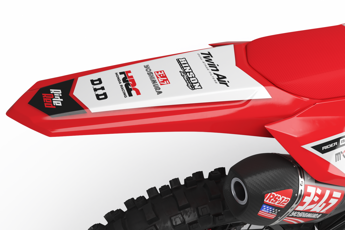 Honda Tokyo Graphics Kit - CRF50 CRF110 CR125 CR250 CRF250r CRF450r CRF450RL CRF450RX CRF300L