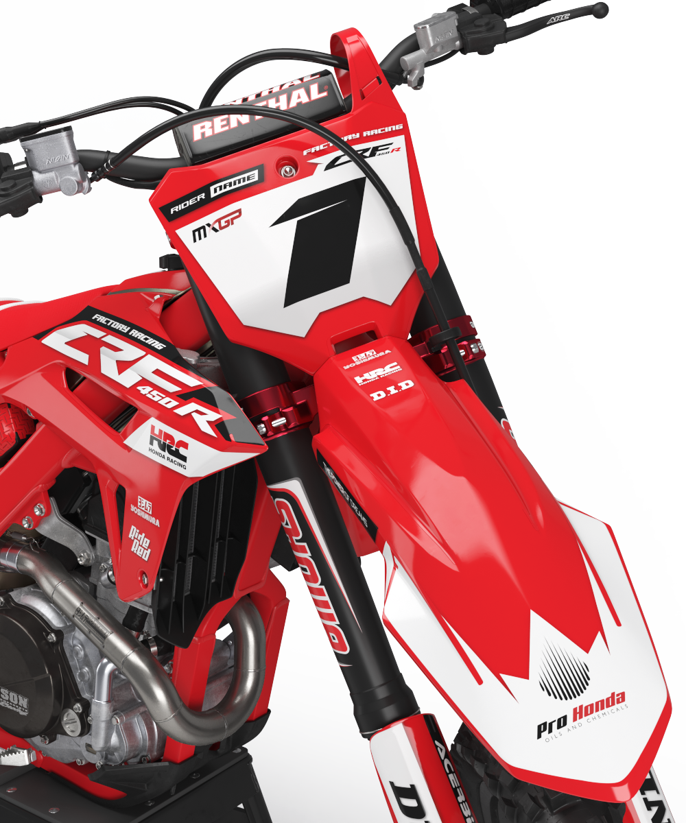 Honda Tokyo Graphics Kit - CRF50 CRF110 CR125 CR250 CRF250r CRF450r CRF450RL CRF450RX CRF300L