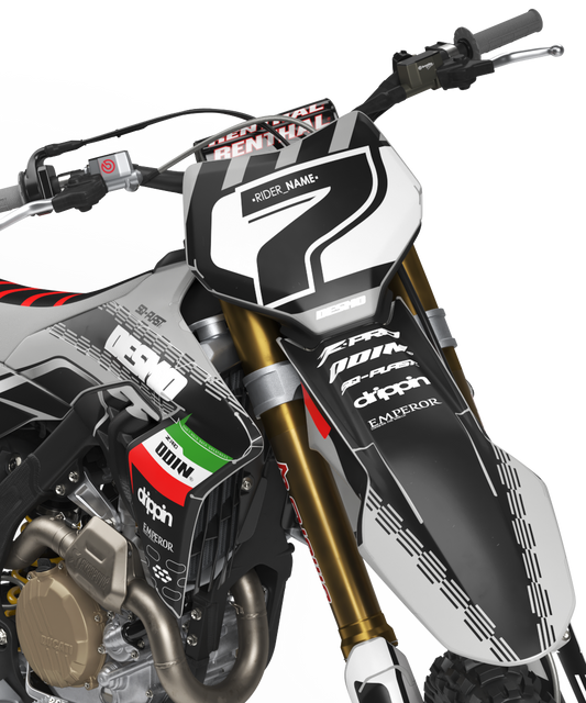 Ducati Corsa Grey Graphics Kit - Desmo 250 MX 450 MX