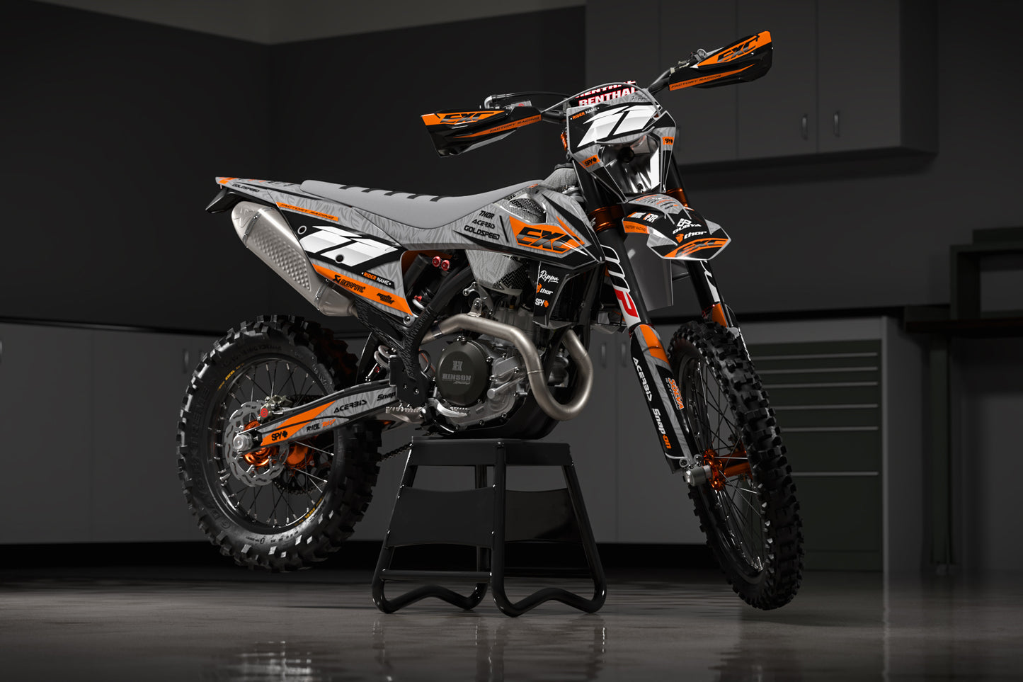 KTM Salzburg Graphics Kit - SX50 SX65 SX85 SX SXF EXC XC EXCF Six Days 125