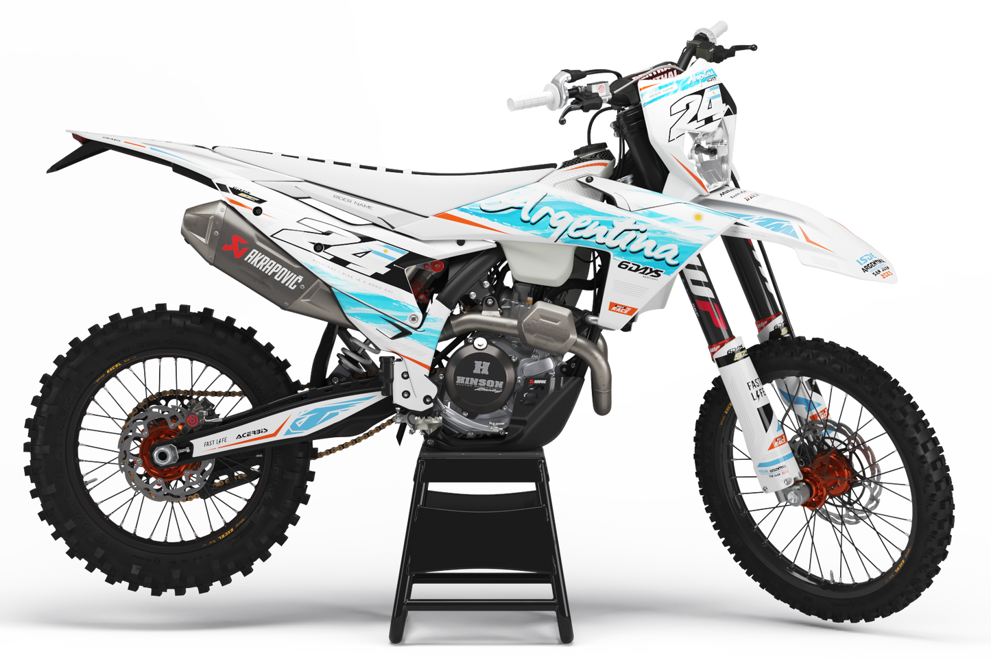 KTM San Juan Graphics Kit - SX50 SX65 SX85 SX SXF EXC XC EXCF Six Days 125+