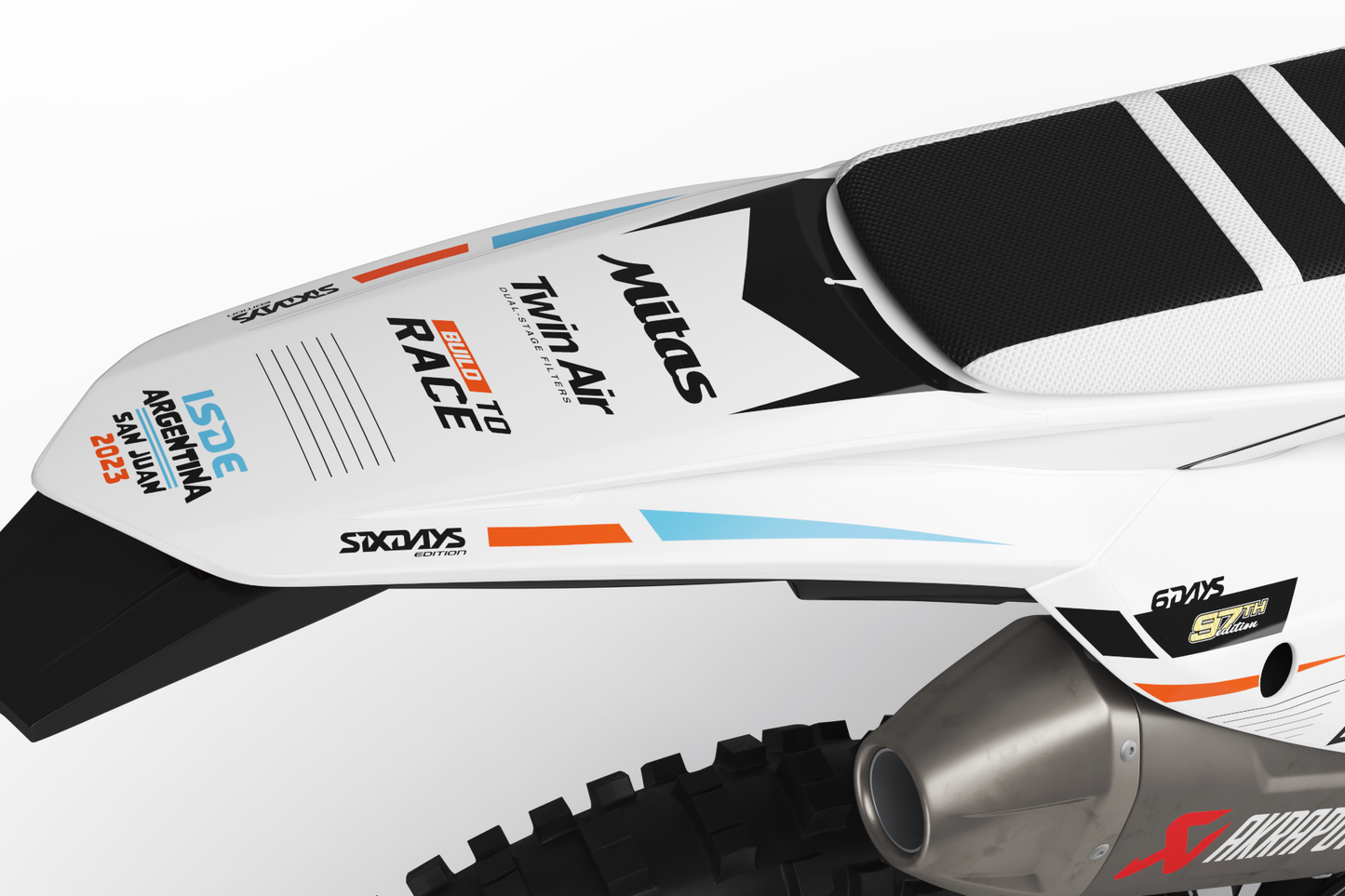 KTM San Juan Graphics Kit - SX50 SX65 SX85 SX SXF EXC XC EXCF Six Days 125+