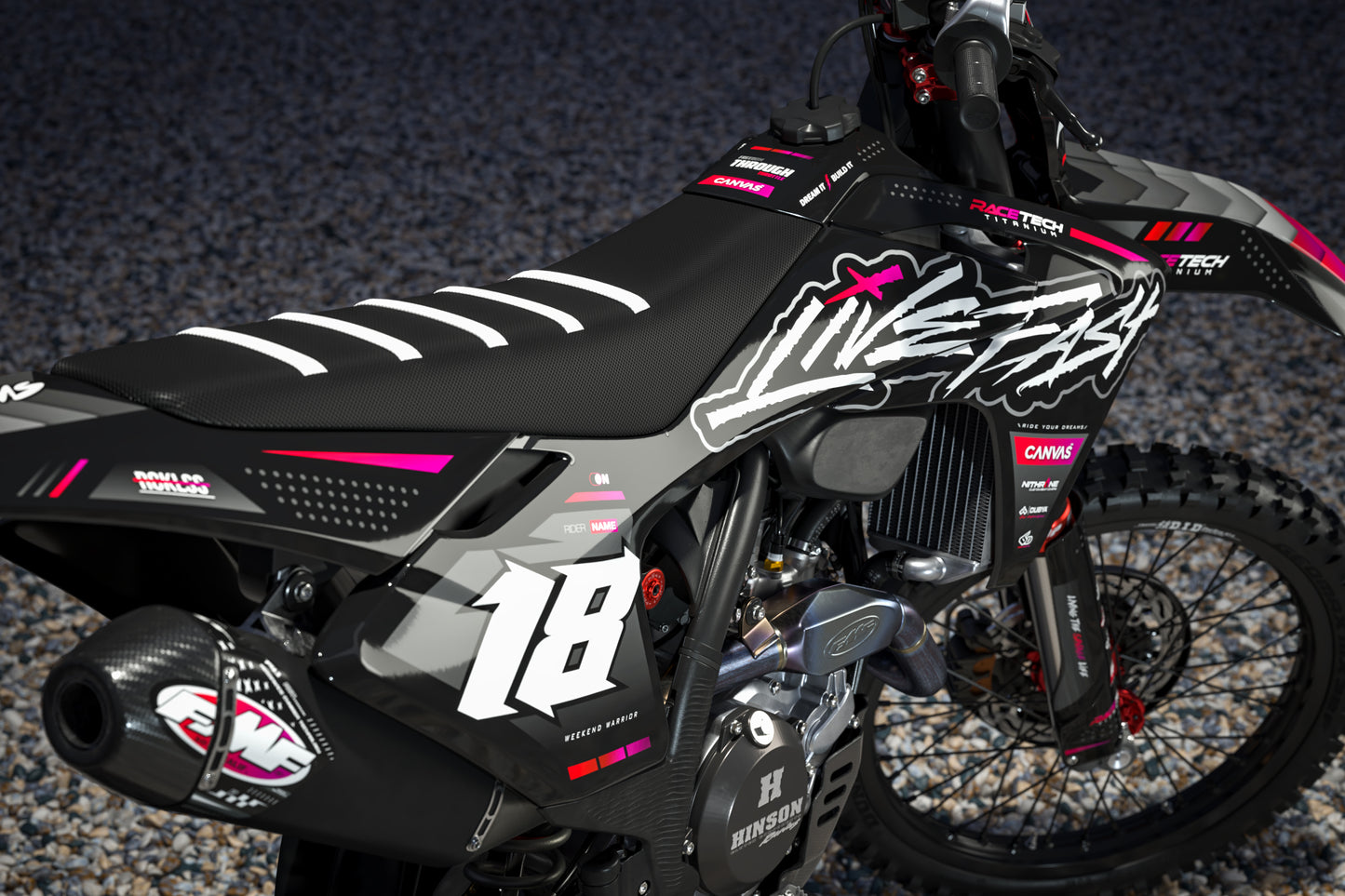 GasGas Aberdeen Graphics Kit - MC50 MC65 MC85 SM700 ES700 MC250F MC350F MC450F EC250F EC350F