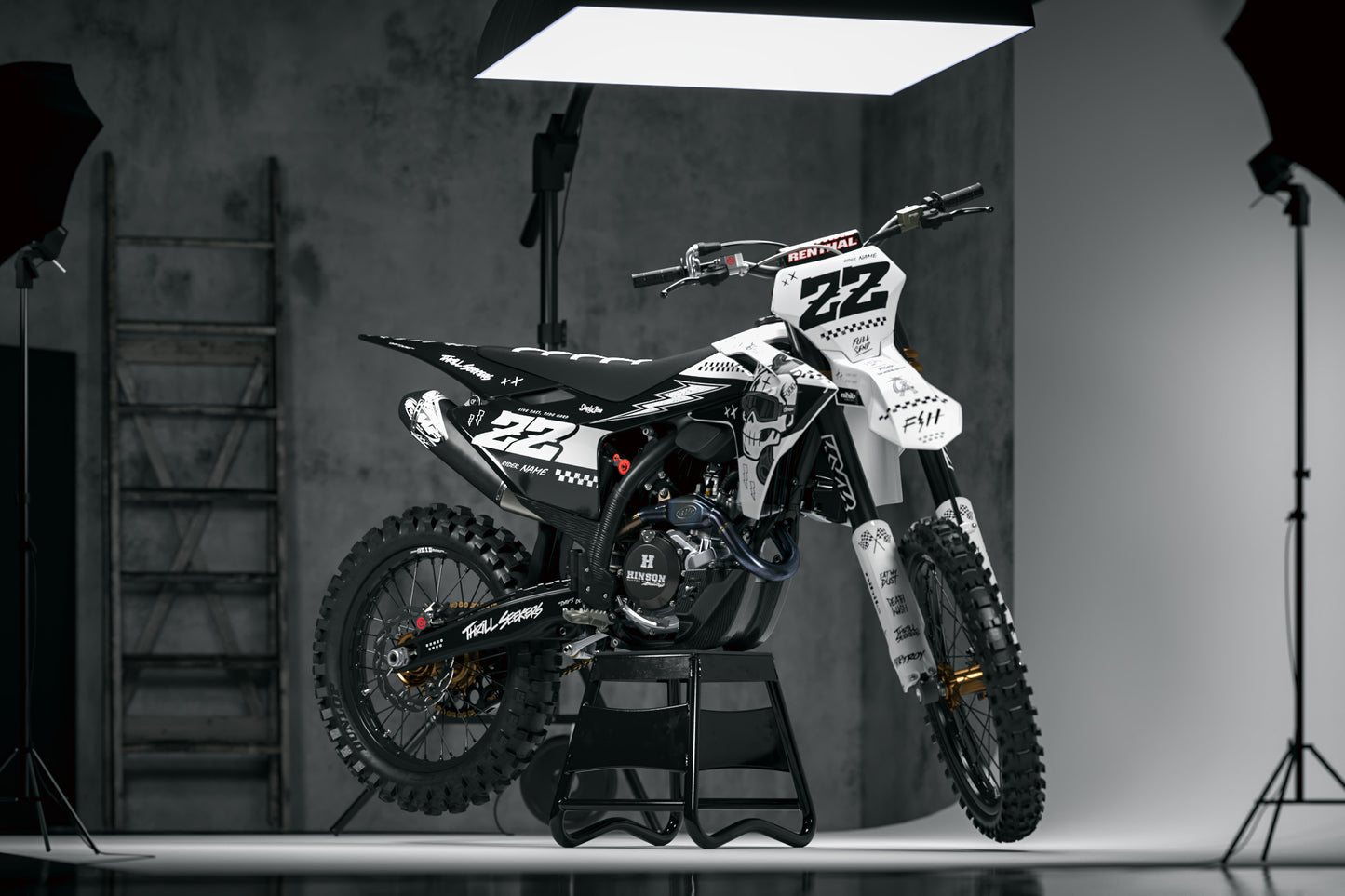 GasGas Casablanca Graphics Kit - MC50 MC65 MC85 SM700 ES700 MC250F MC350F MC450F EC250F EC350F