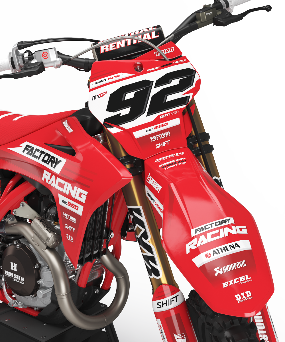 GasGas Milano Graphics Kit - MC50 MC65 MC85 SM700 ES700 MC250F MC350F MC450F EC250F EC350F