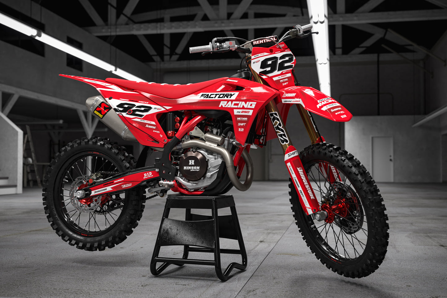 GasGas Milano Graphics Kit - MC50 MC65 MC85 SM700 ES700 MC250F MC350F MC450F EC250F EC350F