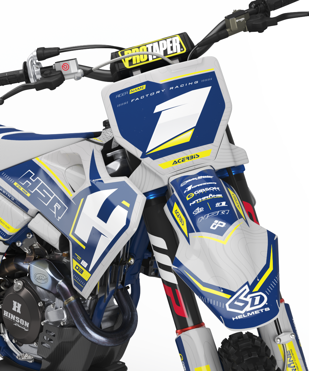 Husqvarna Adelaide Graphics Kit - TC50 TC65 TC85 701 TC FC FS 125+