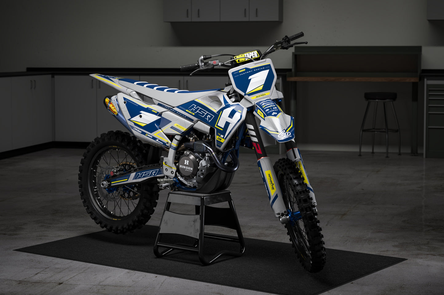 Husqvarna Adelaide Graphics Kit - TC50 TC65 TC85 701 TC FC FS 125+