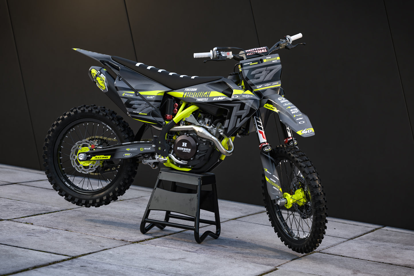 Husqvarna Chicago Graphics Kit - TC50 TC65 TC85 701 TC FC FS 125+