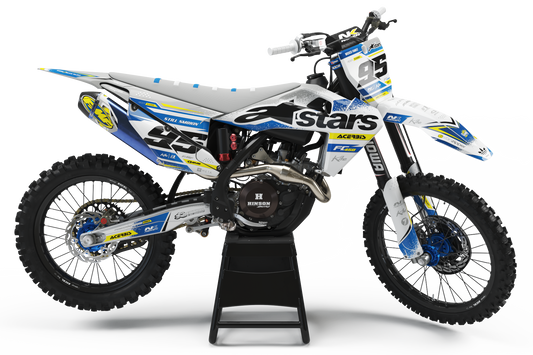Husqvarna Edinburgh Graphics Kit - TC50 TC65 TC85 701 TC FC FS 125+