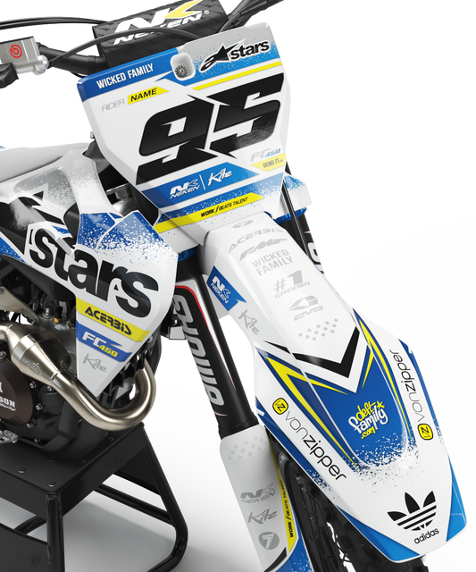 Husqvarna Edinburgh Graphics Kit - TC50 TC65 TC85 701 TC FC FS 125+