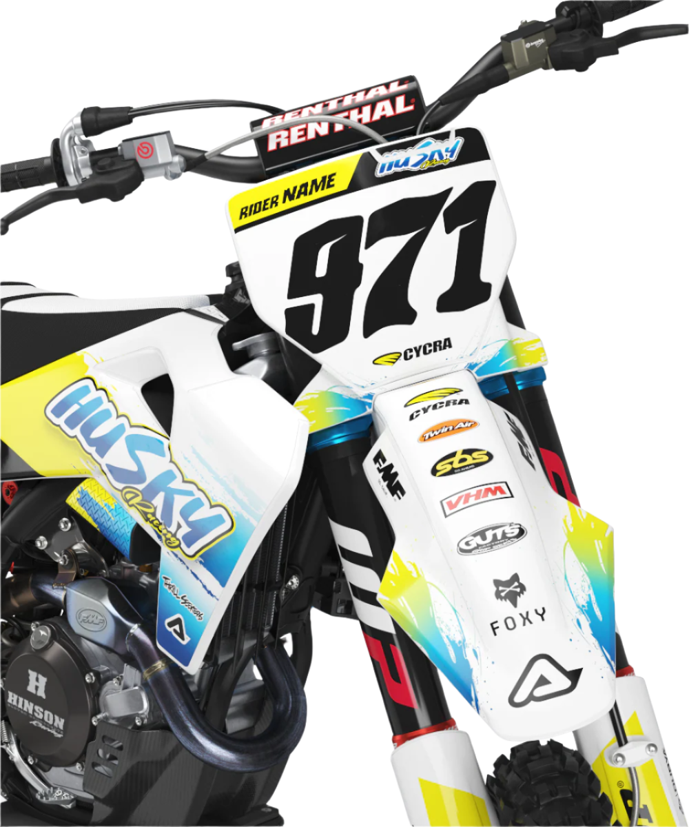 Husqvarna Jomsborg Graphics Kit - TC50 TC65 TC85 701 TC FC FS 125+