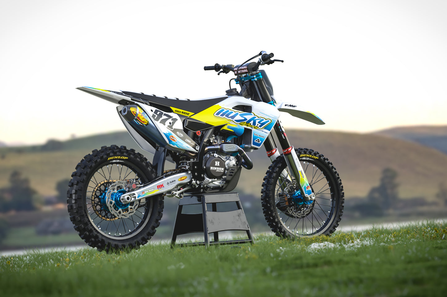 Husqvarna Jomsborg Graphics Kit - TC50 TC65 TC85 701 TC FC FS 125+
