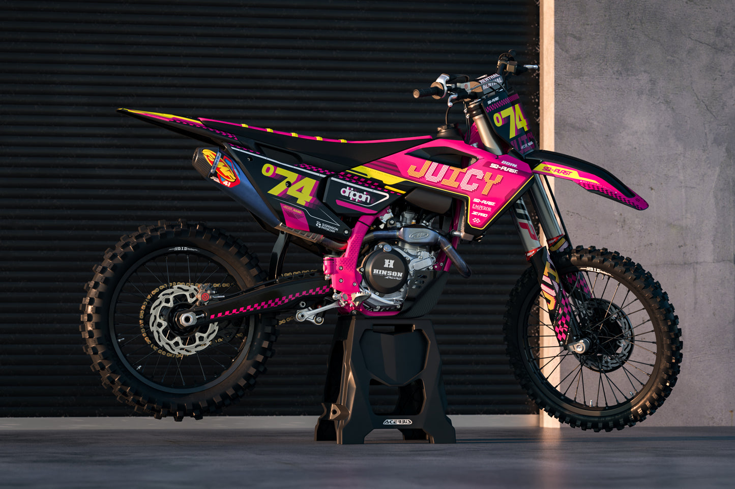 Husqvarna Juicy Graphics Kit - TC50 TC65 TC85 701 TC FC FS 125+