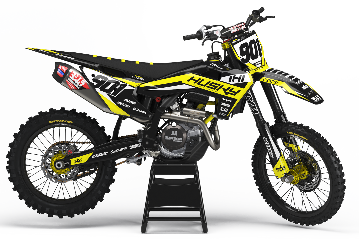 Husqvarna Kingston Graphics Kit - TC50 TC65 TC85 701 TC FC FS 125+